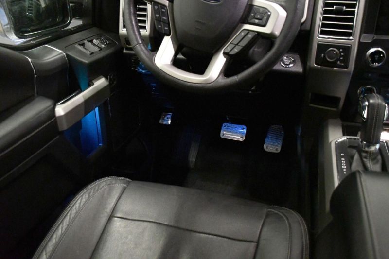 Putco 15-20 Ford F-150 (Kit) Incl Accelerator / Brake / Parking Brake Liquid Pedals - Track Design 932145 932145 Photo - Primary