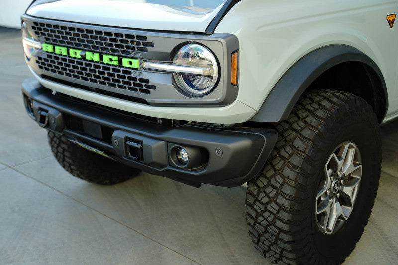 DV8 Offroad 2021 Ford Bronco Capable Bumper Slanted Front License Plate Mount LPBR-05 LPBR-05 Photo - Unmounted