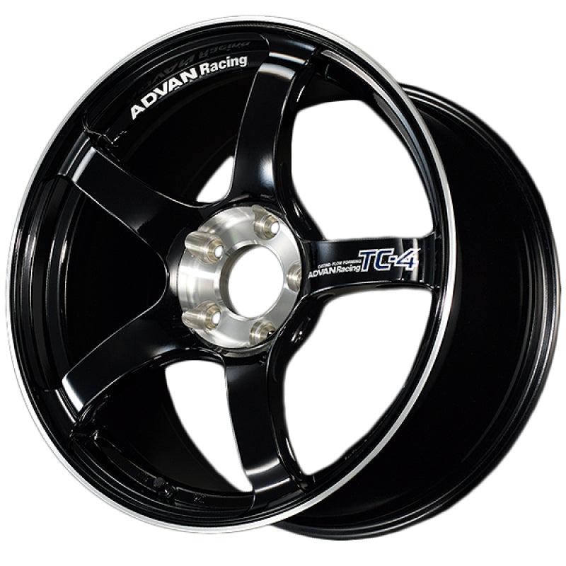 Advan TC4 18x10 +35 5-114.3 Racing Gloss Black and Diamond Cut Wheel YADS8K35EBF YADS8K35EBF User 1
