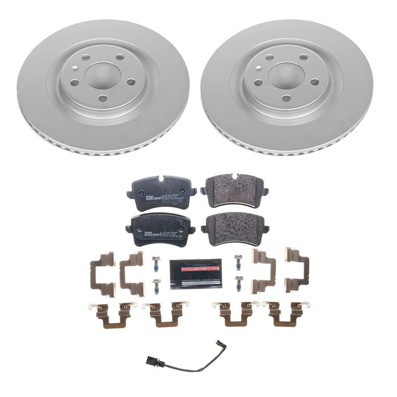 Power Stop 14-18 Audi A6 Rear Euro-Stop Brake Kit ESK6139 ESK6139 Photo - Primary