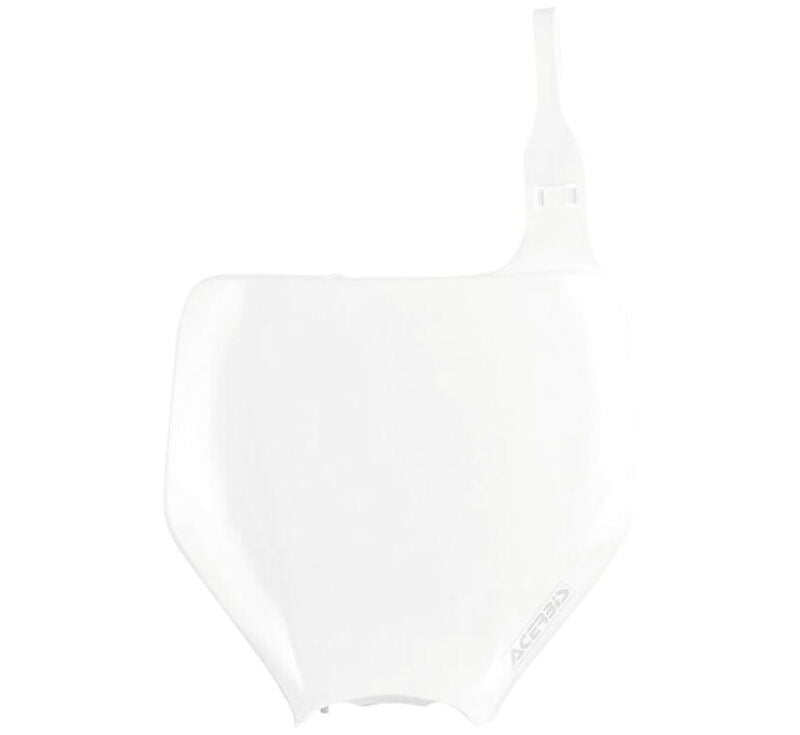 Acerbis 03-08 Kawasaki KX/KXF/ 04-06 Suzuki RMZ250 Front Number Plate - White 2042310002 2042310002 Photo - Primary