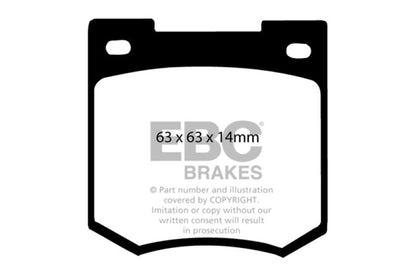 EBC Disc Brake Pad Set DP3106C Photo - Primary