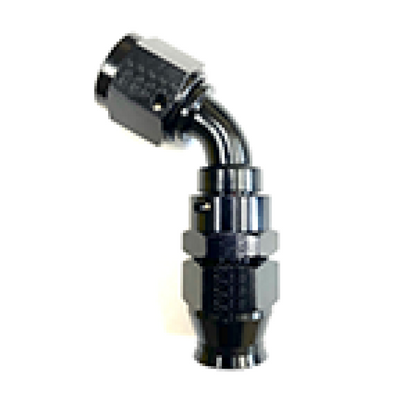 Fragola -12AN Real Street x 60 Degree Hose End Black For PTFE Hose 686012-BL 686012-BL Photo - Primary