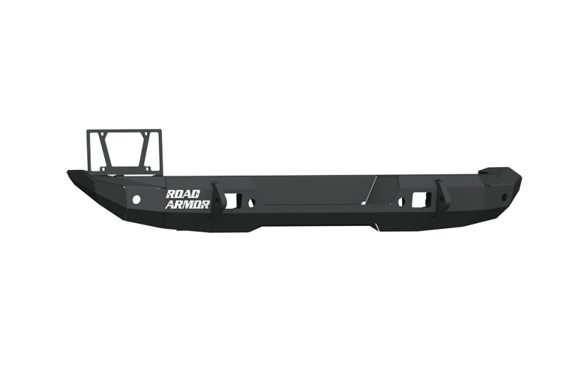 Road Armor 18-20 Jeep Wrangler JL Stealth Rear Bumper Mid Width w/Tire Carrier Hole - Tex Blk 5182R1B 5182R1B Photo - Primary