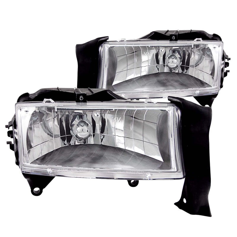 Anzo 1997-2004 Dodge Dakota Crystal Headlights Chrome 111021 Photo - Primary