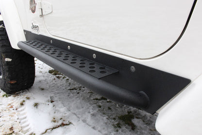 Fishbone Offroad 97-06 Jeep Wrangler TJ Steel Rock Slider - Black Textured Powdercoat FB23028 FB23028 User 1