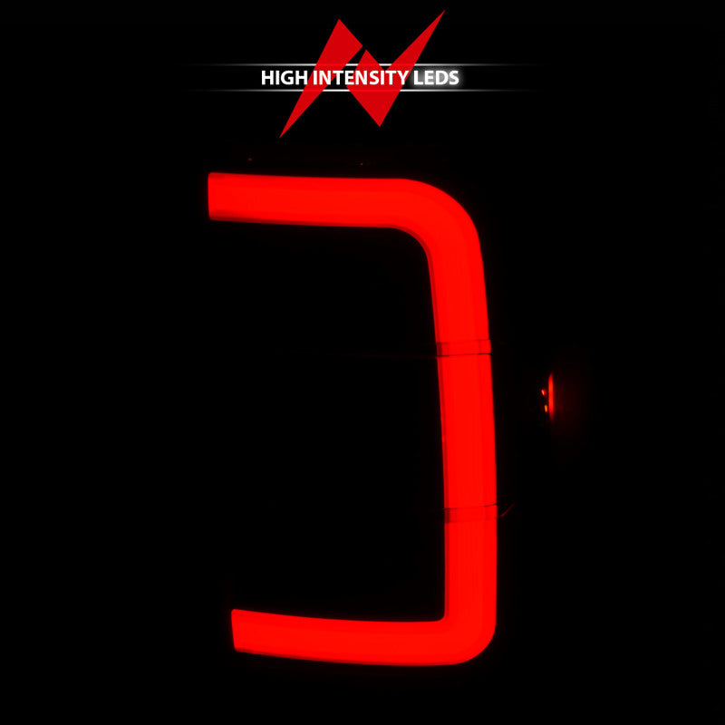 ANZO 01-11 Ford Ranger LED Taillights - Black Housing w/ Smoke Lens & Light Bar 311391 311391 Photo - Unmounted