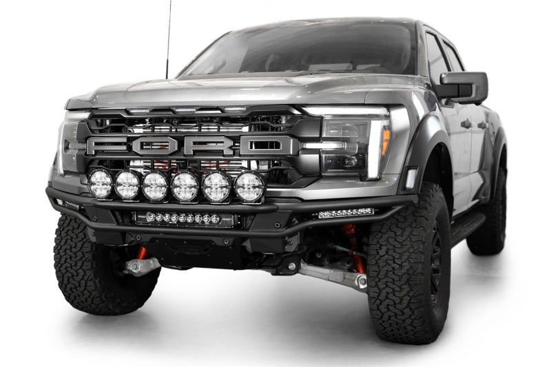 Addictive Desert Designs 2021-2024 Ford F-150 Raptor Race Series Front Bumper Light Hoop AC2107001NA AC2107001NA Photo - Mounted