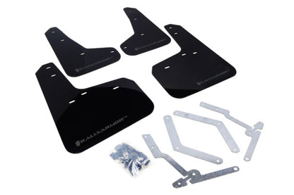 Rally Armor 2013+ Ford Focus Mud Flaps Grey Logo MF27-UR-BLK/GRY Photo - Primary