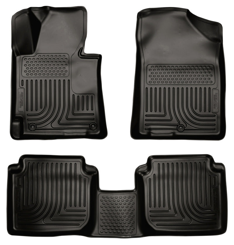 Husky Liners 2011 Hyundai Elantra WeatherBeater Combo Black Floor Liners (3pc) 98891 Photo - Primary