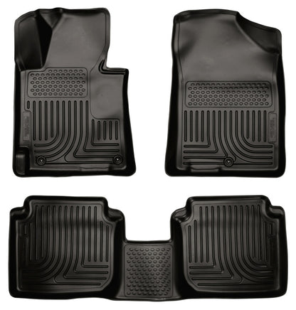 Husky Liners 2011 Hyundai Elantra WeatherBeater Combo Black Floor Liners (3pc) 98891 Photo - Primary