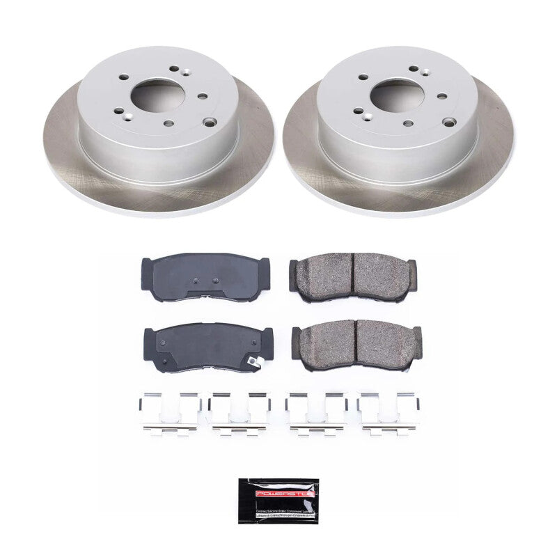 PowerStop Power Stop 07-09 Hyundai Santa Fe Rear Semi-Coated Rotor Kit SC4694 SC4694 Photo - Primary