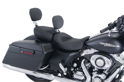 Mustang Motorcycle Mustang 08-21 Harley FL Touring Recessed Passenger Seat with Backrest - Black 79676 79676 Photo - Primary