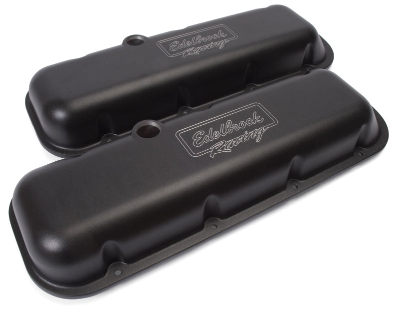 Edelbrock Valve Cover, Victor Series, Chevrolet, 1965 & Later 396-502 V8, Low, B 41813 Photo - Unmounted