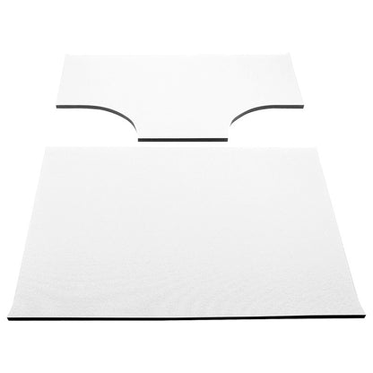 DEI 03-06 Jeep Wrangler TJ 2-Door w/Speaker Pods Boom Mat Headliner - 2 Piece - White 50148 50148 Photo - Primary