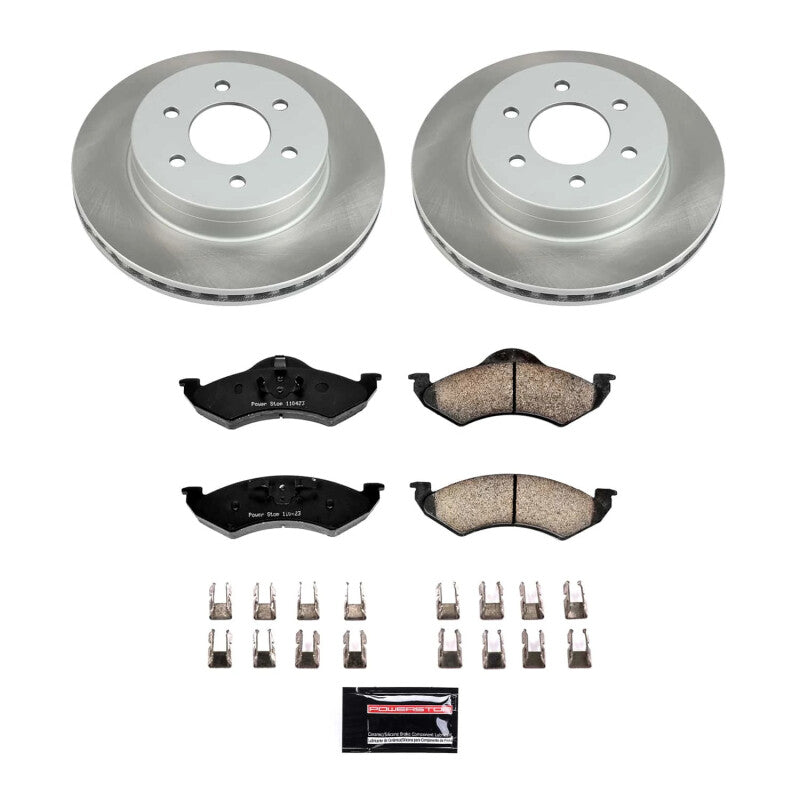 PowerStop Power Stop 00-02 Dodge Durango Front Semi-Coated Rotor Kit SC2139 SC2139 Photo - Primary