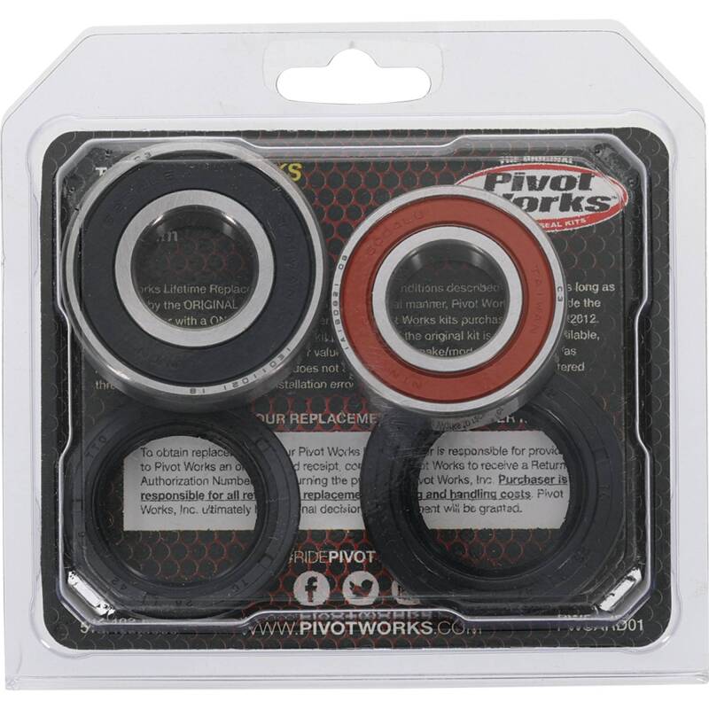 Pivot Works Honda Wheel Bearing Kit Premium Bearings 25-1113-P 25-1113-P Photo - Primary