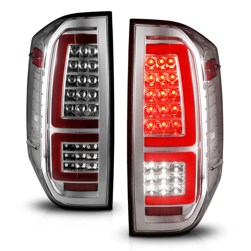 ANZO 2014-2021 Toyota Tundra LED Taillights Chrome Housing/Clear Lens 311438 311438 User 5