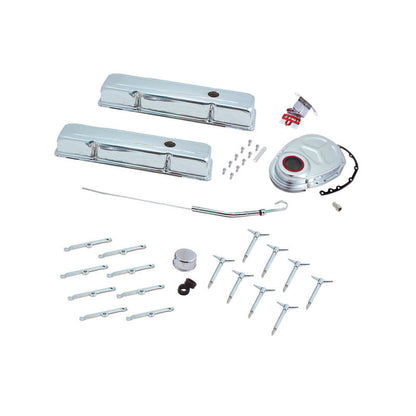 Spectre SB Chevy Deluxe Engine Dress Up Kit (Short) - Chrome 5403 5403 Photo - Primary