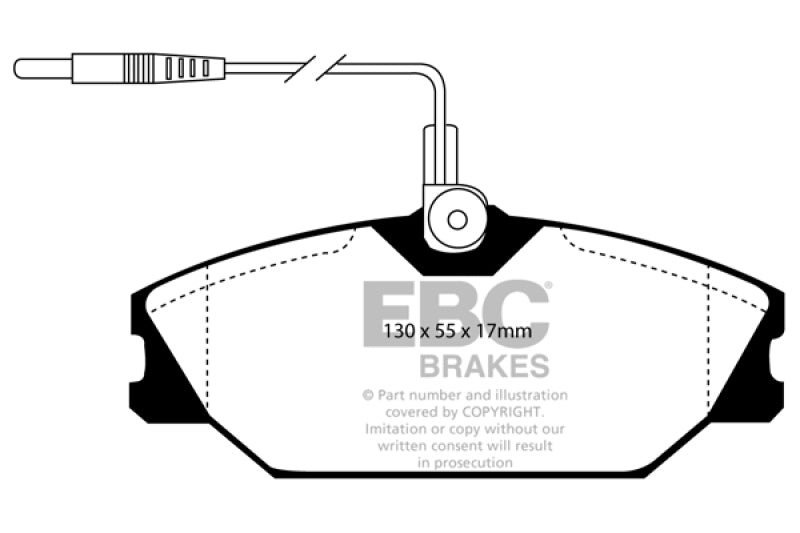 EBC 84-92 Renault 25 2.5 Greenstuff Front Brake Pads DP2949 DP2949 Photo - Primary