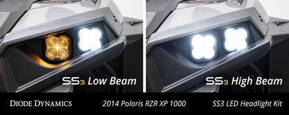 Diode Dynamics 14-23 Polaris RZR XP SS3 LED Headlight Kit - Pro White ABL DD7844 DD7844 User 6