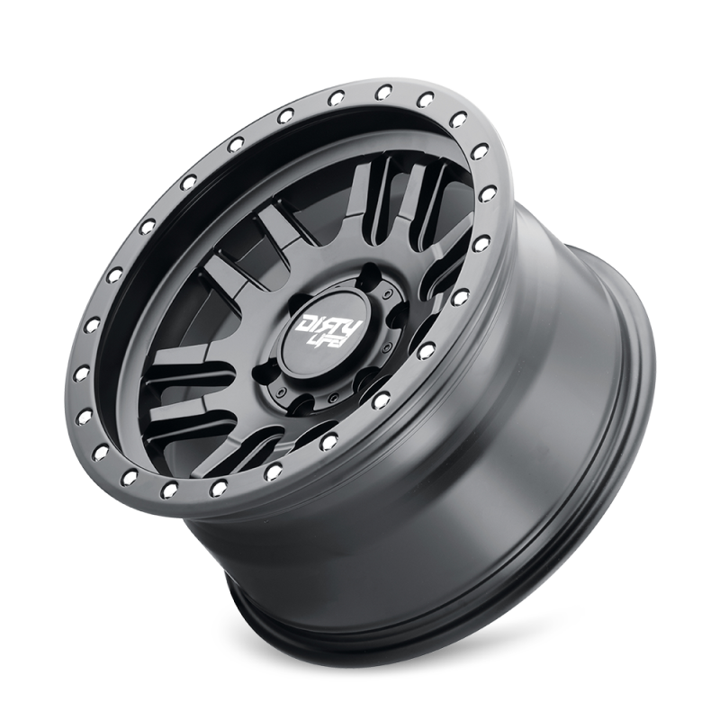 Dirty Life 9309 Canyon Pro 17x9/5x127 BP/-12mm Offset/71.5mm Hub Matte Black Wheel - Beadlock 9309-7973MB12 9309-7973MB12 Photo - Primary