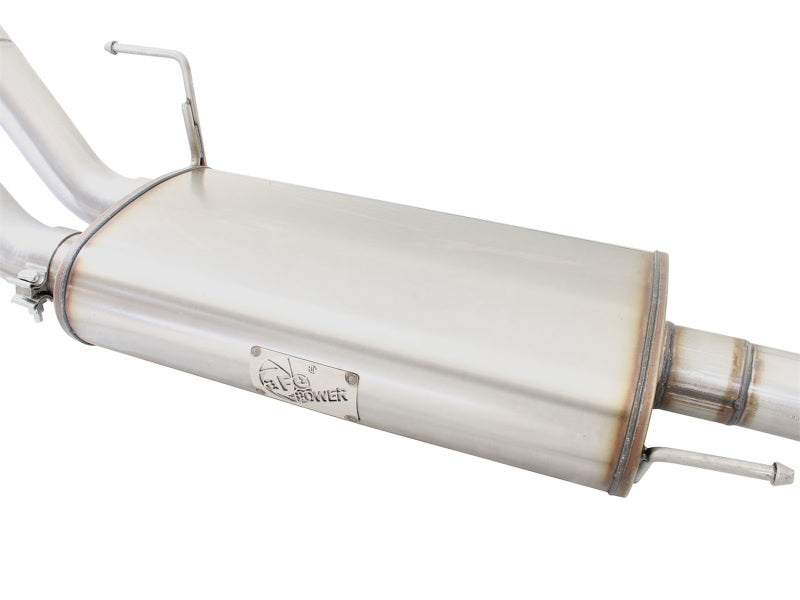aFe Cat-Back Stainless Steel Dual Side Exhaust System - Ford F-150 15-16 49-43070-P Photo - Unmounted