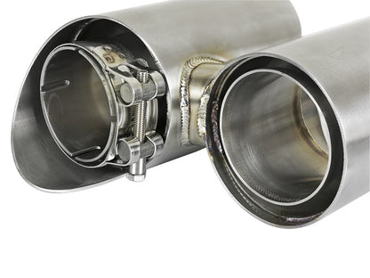 aFe MACH Force-Xp 304 Stainless Steel OE Replacement Exhaust Tips Polished 49C36416-P Photo - Unmounted