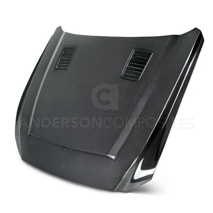 Anderson Composites 15-17 Ford Mustang Super Snake Double Sided Hood AC-HD15FDMU-SN-DS AC-HD15FDMU-SN-DS Photo - Primary
