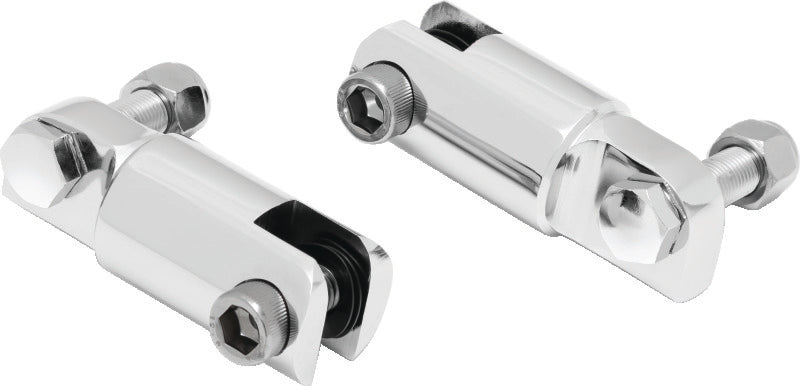 Kuryakyn 2-1/4in Stirrup Heel Rest Extenders Chrome 8041 8041 Photo - Primary