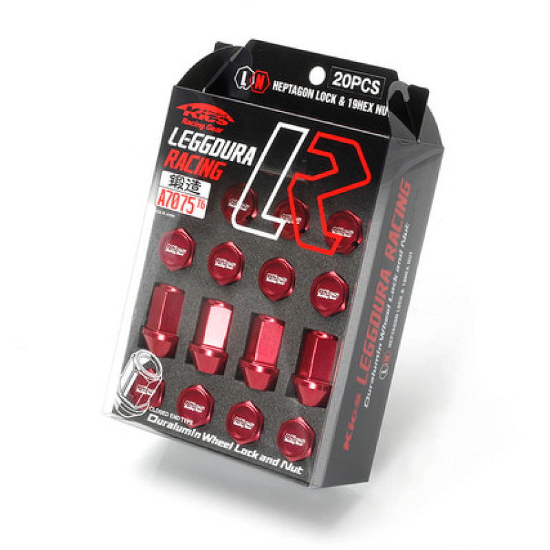 Project Kics 12X1.25 Red Leggdura Racing Lug Nuts (Laser Logo) - 20 PCS WKIZ3R WKIZ3R User 1
