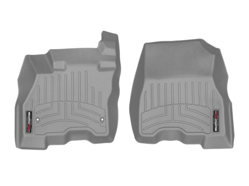 WeatherTech WT FloorLiner - Front - Grey Floor Mats Floor Mats - Rubber main image