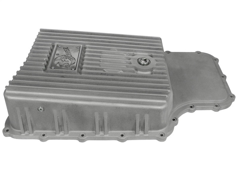 aFe Transmission Pan, Machined Fins - Ford Trucks 11-16 V8-6.7L (td) (6R14 46-70180 Photo - Unmounted