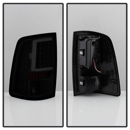 SPYDER xTune 09-18 Dodge Ram 1500 LED Tail Lights - Black Smoke (ALT-ON-DR09-LBLED-BSM) 9038488 9038488 Photo - Unmounted