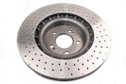 DBA 2018 Kia Stinger w/ Brembo Brakes Front Drilled & Dimpled 4000 Series Rotor 43342XD 43342XD Photo - out of package