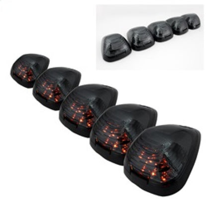 SPYDER xTune Ford SuperDuty F250-F250 99-15 Amber LED Cab Roof lights - Smoke ACC-LED-FDSD99-CR-SM 9924590 9924590 Photo - Primary