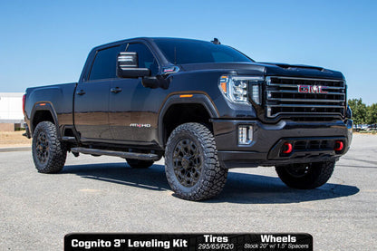 Cognito 20-24 Chevy/GMC Silv/Sierra 2500/3500 HD 2WD/4WD 3in Elite Leveling Kit w/ Elka 2.5 RR 210-P1129 210-P1129 Photo - lifestyle view