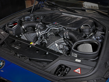 aFe POWER Magnum FORCE Stage-2 Pro DRY S Cold Air Intake System 12-19 BMW M5 (F10) / M6 (F12/13) 54-13030D 54-13030D Photo - Mounted