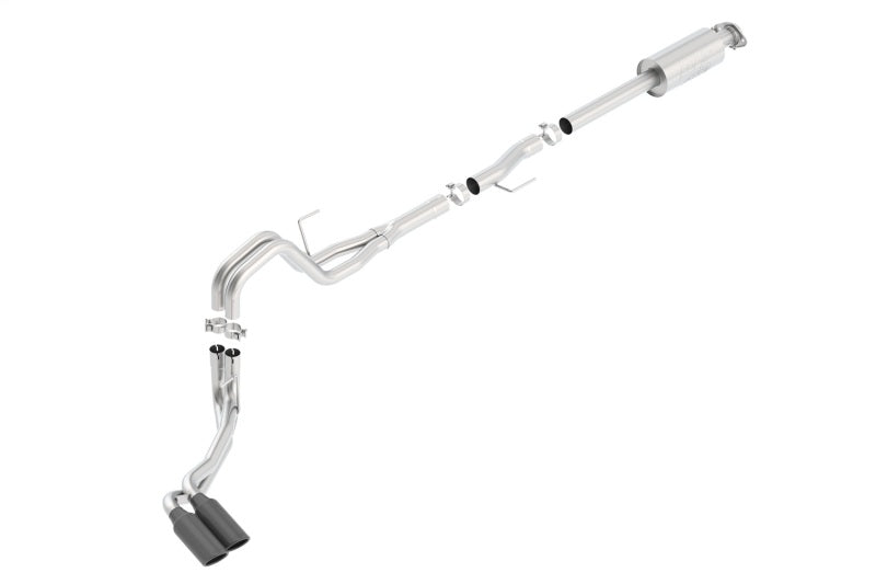 Borla 15-16 Ford F-150 3.5L EcoBoost Ext. Cab Std. Bed Black Chrome CB Exhaust ATAK Truck Side Exit 140619BC 140619BC Photo - Primary