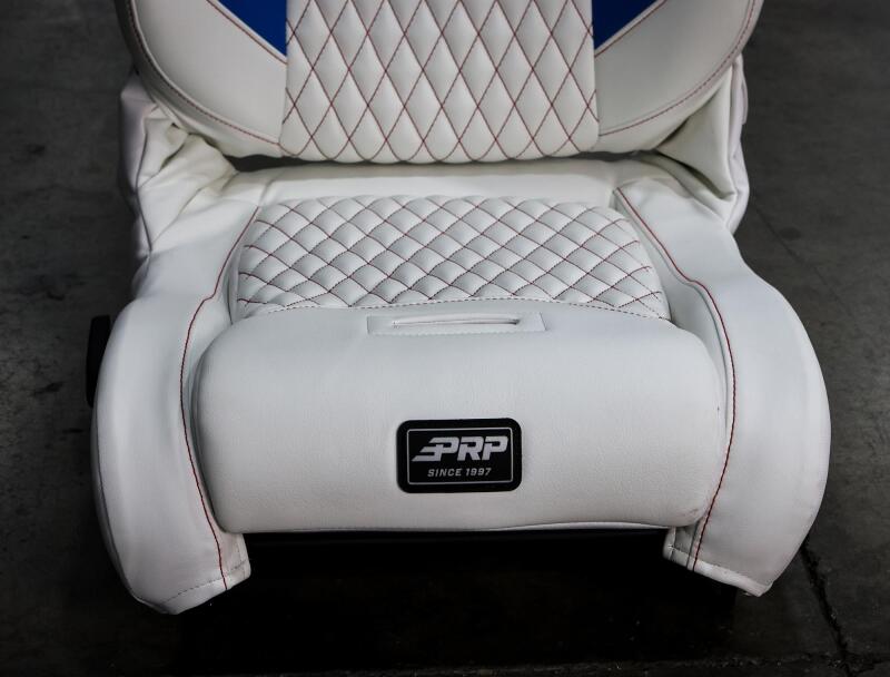 PRP Seats PRP EnduroDaily Reclining Suspension Seat - Black/Orange Tweed - Passenger A8701045-50-207 A8701045-50-207 Photo - Close Up