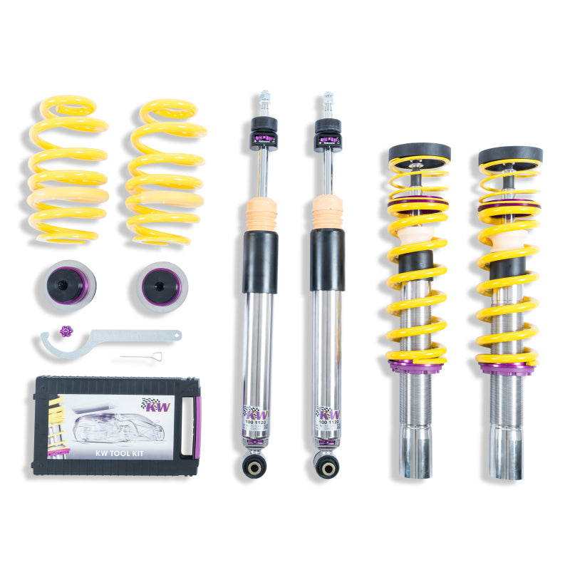 KW Coilover Kit V3 2017+ Audi A4 (B9) Sedan 2wd w/o EDC (50mm) 352100AV 352100AV Photo - Primary