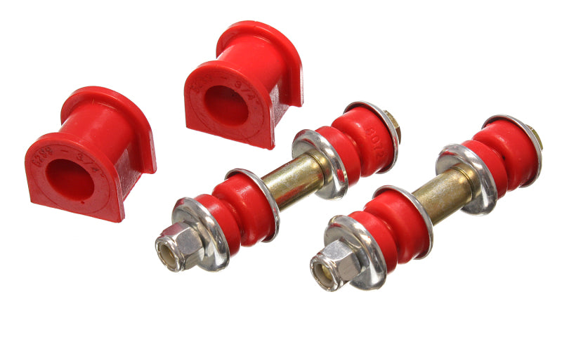 Energy Suspension Sway Bar Bushing Set Red Mazda 323 Base 1990-1994 4.5139R Photo - Primary