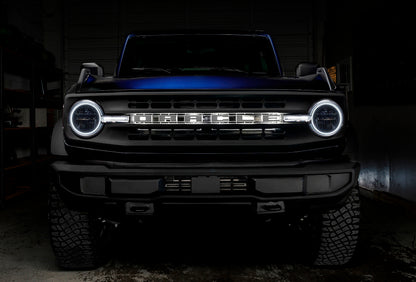 ORACLE Lighting Oracle 21-22 Ford Bronco Headlight Halo Kit w/DRL Bar - Base Headlights ColorSHIFT -w/RF Controller 1471-330 1471-330 User 1