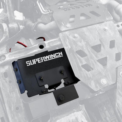 Superwinch Jeep Wrangler JL Auxili ary Batter Mount Black SUP2593 2593 Photo - lifestyle view
