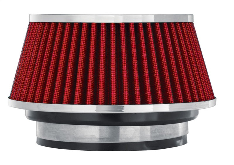 Spectre Adjustable Conical Air Filter 2-1/2in. Tall (Fits 3in. / 3-1/2in. / 4in. Tubes) - Red 8162 8162 Photo - Primary