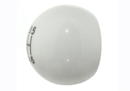 Ford Racing 15-19 Ford Mustang EcoBoost / GT w/ 6-Speed Manual Transmission Bullitt White Shift Knob M-7213-M8B M-7213-M8B Photo - Unmounted