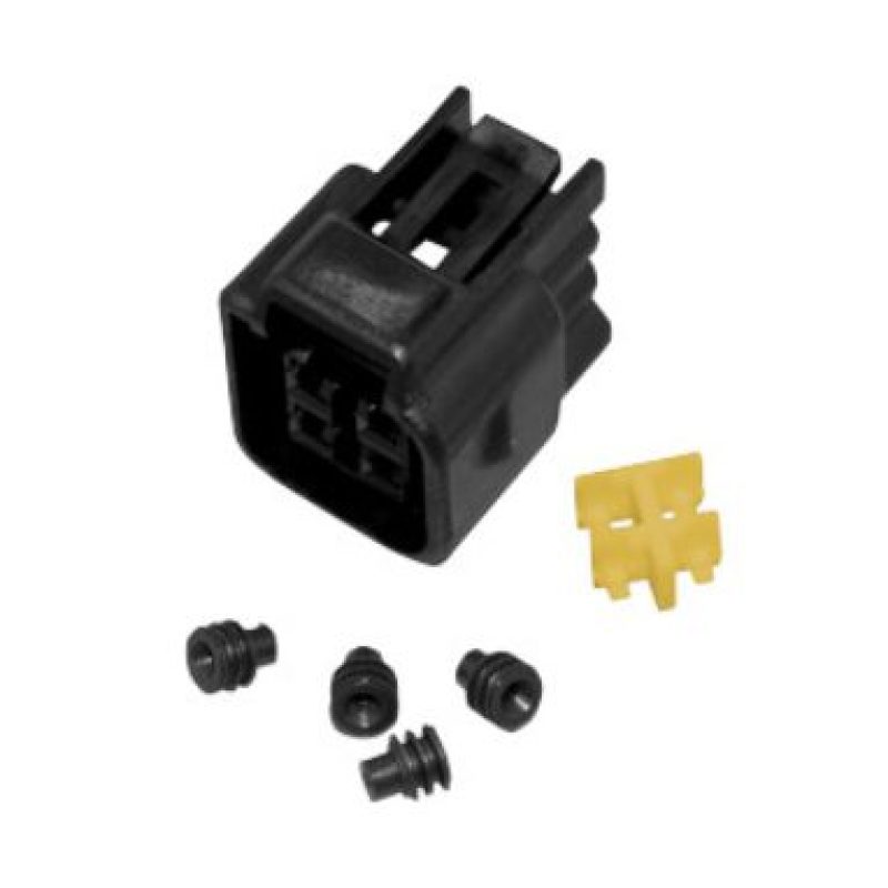 NAMZ Metric 4-Position Female Connector Kit Incl. Wire Seals/Terminals/Locking TPA (Single) NC-FW-04F NC-FW-04F Photo - Primary