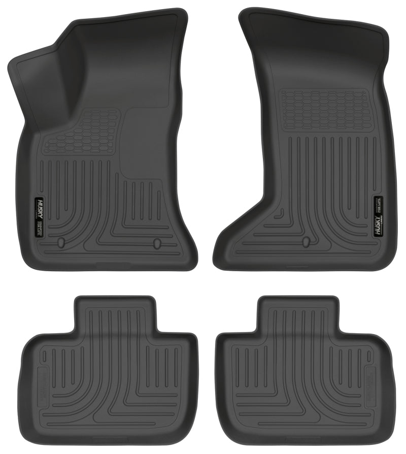 Husky Liners 11-12 Dodge Charger/Chrysler 300 (AWD Only) WeatherBeater Combo Black 98081 Photo - Primary
