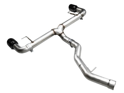 AWE Tuning AWE 19-23 BMW 330i / 21-23 BMW 430i Base G2X Track Edition Axle Back Exhaust - Diamond Black 3020-33429 3020-33429 Photo - out of package