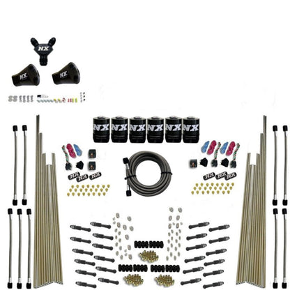Nitrous Express 8 Cyl Dry Direct Port Three Stage 6 Solenoids Nitrous Kit (200-600HP) w/o Bottle 93206-00 93206-00 Photo - Primary